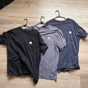 Carhartt Men's Short Sleeve Tees - Black, Gray, Navy